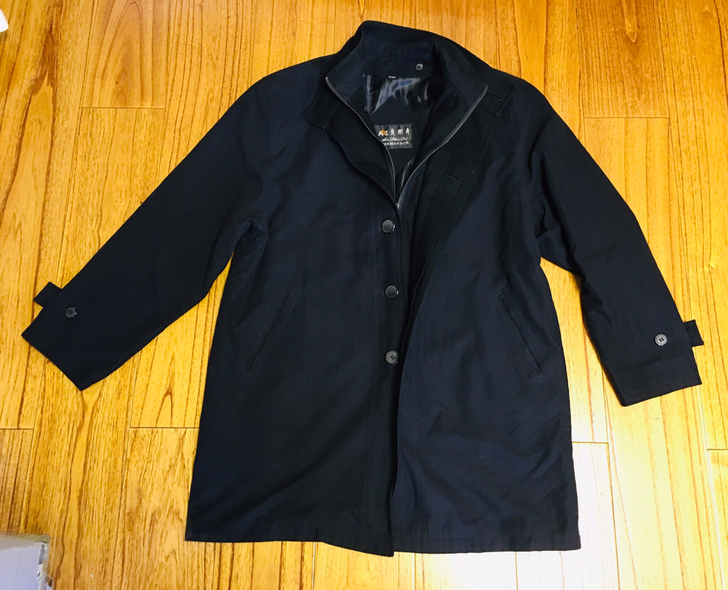 男款 黑色 风衣外套 加肥加大码185/1...