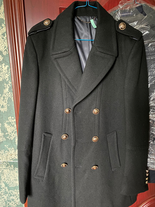 男士风衣中长款