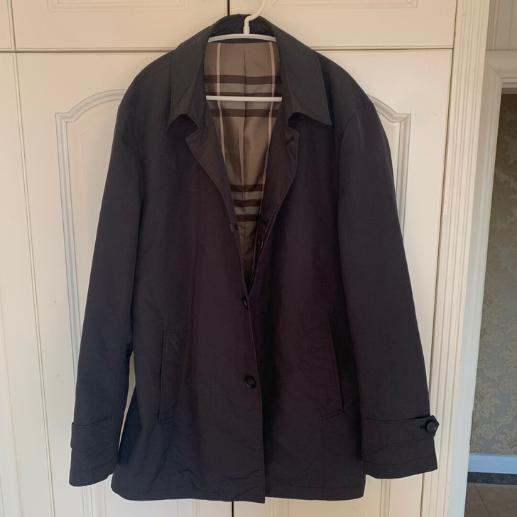 黑色翻领风衣大衣夹克外套商务休闲上衣男士男装