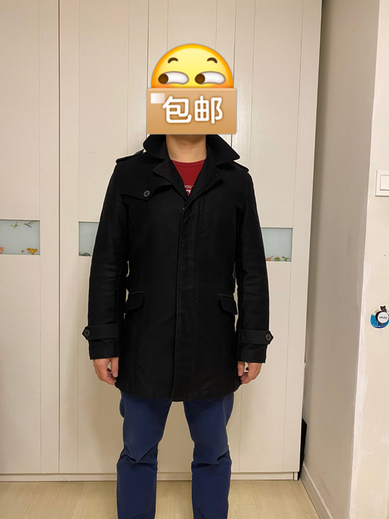 Tony jeans的加棉风衣，挺括有型还...