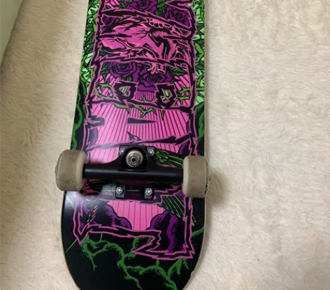 滑板 双翘 DBH荆棘 玩过三四次 送护具...