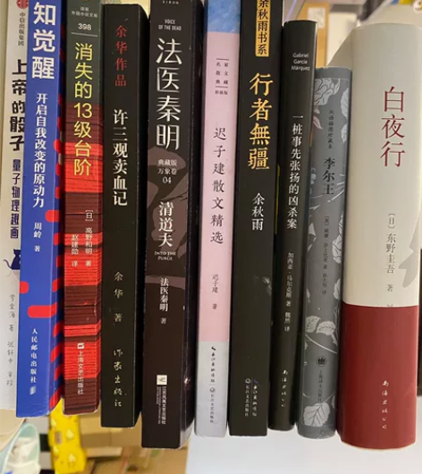 十本文学类书籍（均为正版） 仅阅读一次 自...