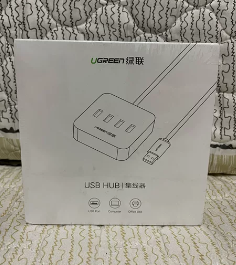 绿联 USB3.0分线器扩展坞 高速4口拓...