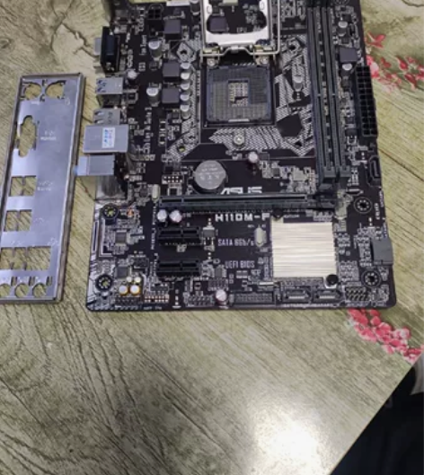 华硕h110m f主板，实拍图，正常使用，...