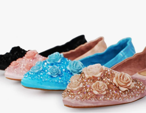 欧洲站2014春新款欧美水钻平跟单鞋女真皮...