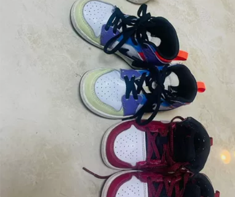 斐乐。耐克乔丹。25码。三双打包200出 ...