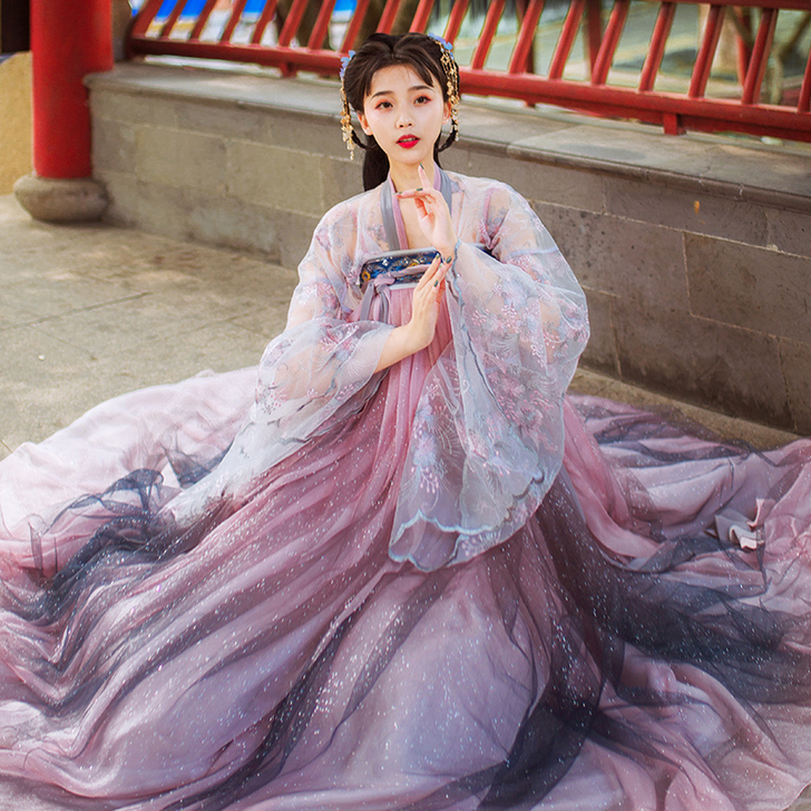 【狂暑价】花神赋汉服女超仙中国风学生夏季仙...