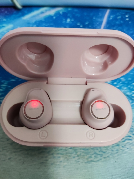 森麦tws200蓝牙耳机,少女粉配色一套,...
