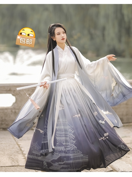 魏晋风仙鹤滕王阁全套