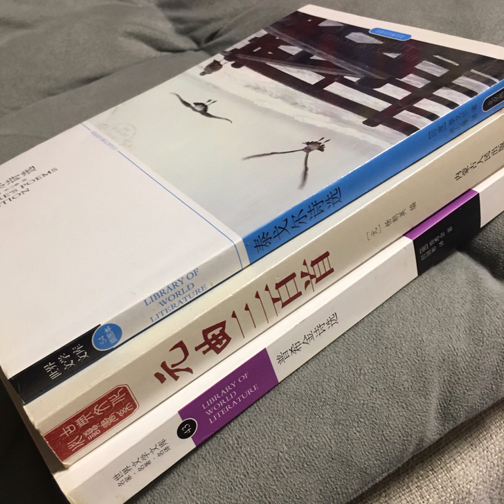 泰戈尔 普希金 诗选集 送元曲300首一本