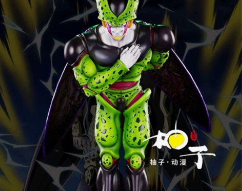 柚子七龙珠手办沙鲁弯腰行礼完全体动漫二次元...