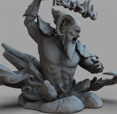 3D打印文件，仙境传说-先驱者-半身像，已...