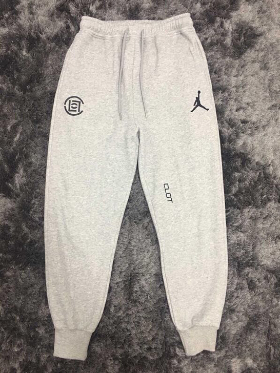 2021秋冬季AJ飞人clot加绒卫裤大码...