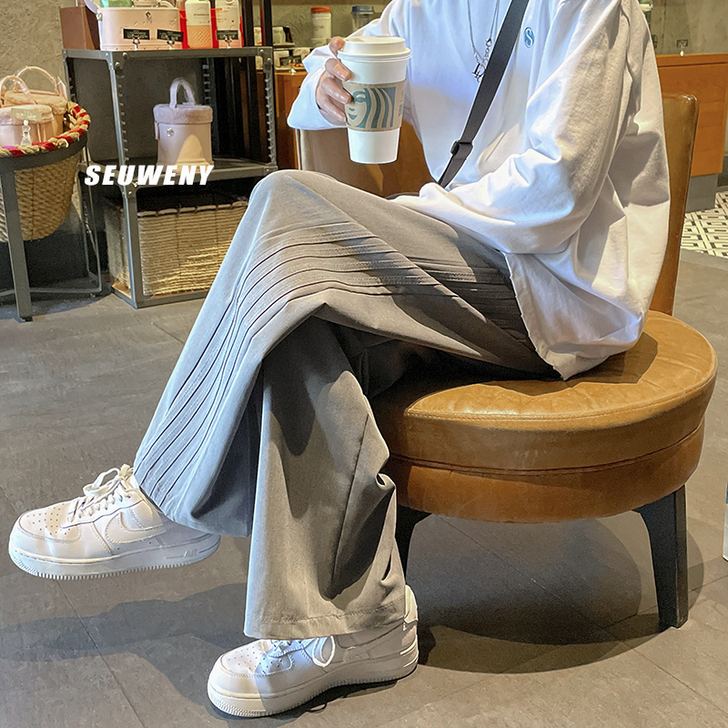 港仔文艺男 休闲裤