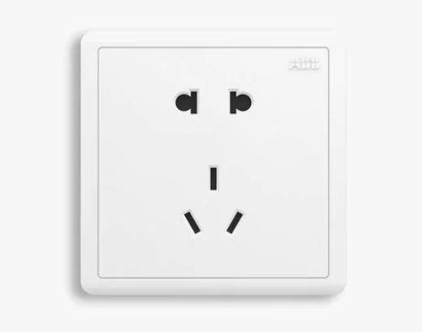 ABB开关插座新品远致系列五孔二三插86型...