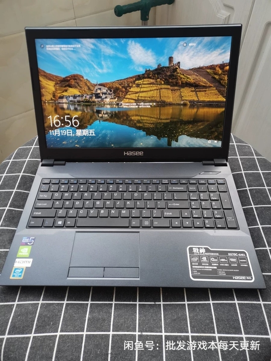 神舟战神k670c笔记本电脑 九代mx25...