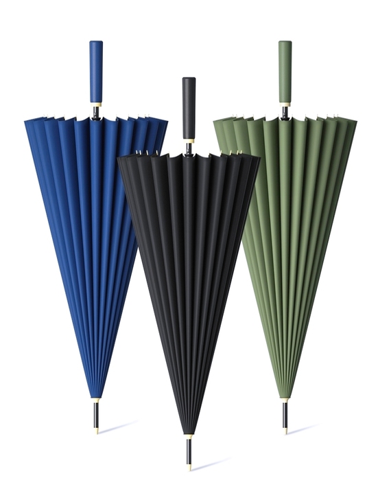 男士长柄直杆雨伞大号抗风双人商务大伞