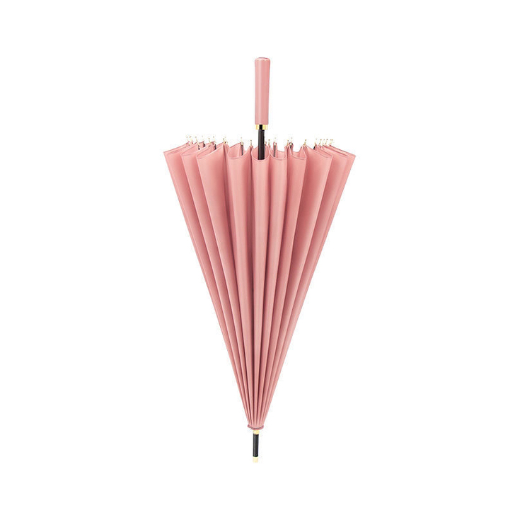 24骨遇水开花晴雨两用伞长柄大号手动双人高...