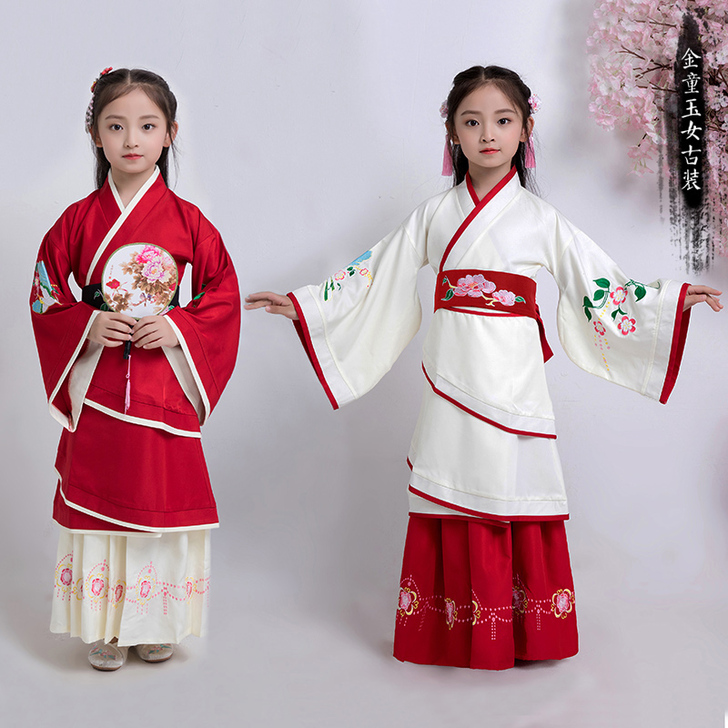 穆筝 演出服 秦汉时期汉服