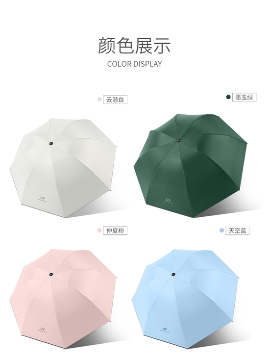 全自动防雨防晒两用折叠雨伞