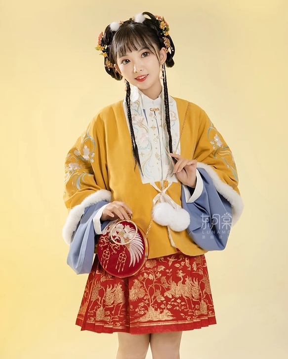 东月棠流云兔多色款汉服汉元素