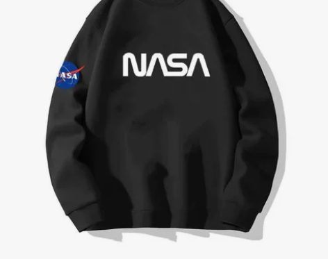 NASA联名卫衣男春秋季纯棉圆领卫衣情侣冬...