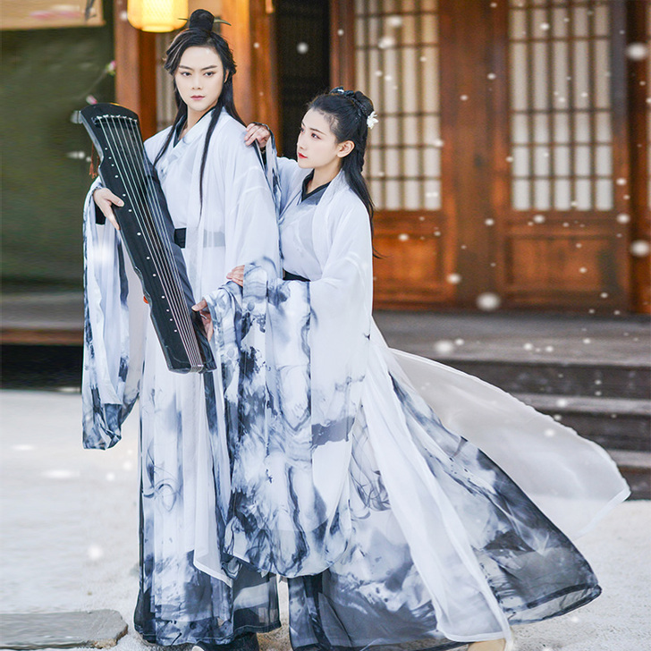 如梦霓裳秋冬汉服女交领齐腰襦裙大袖衫相思引...