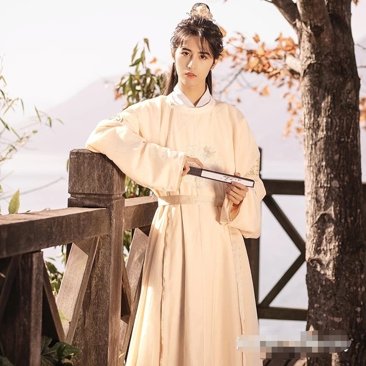 流烟惜泠x陈情令联名款金光瑶圆领袍,XL码...