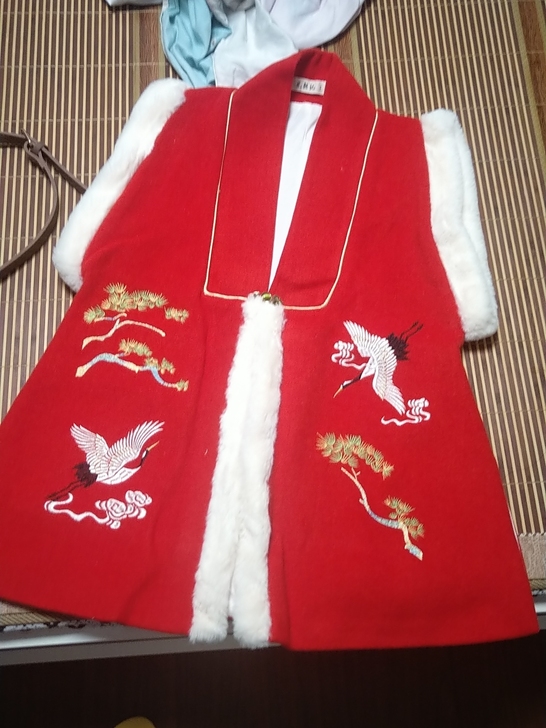 秋冬花朝记汉服比甲短比甲穿一洗一50r非偏...