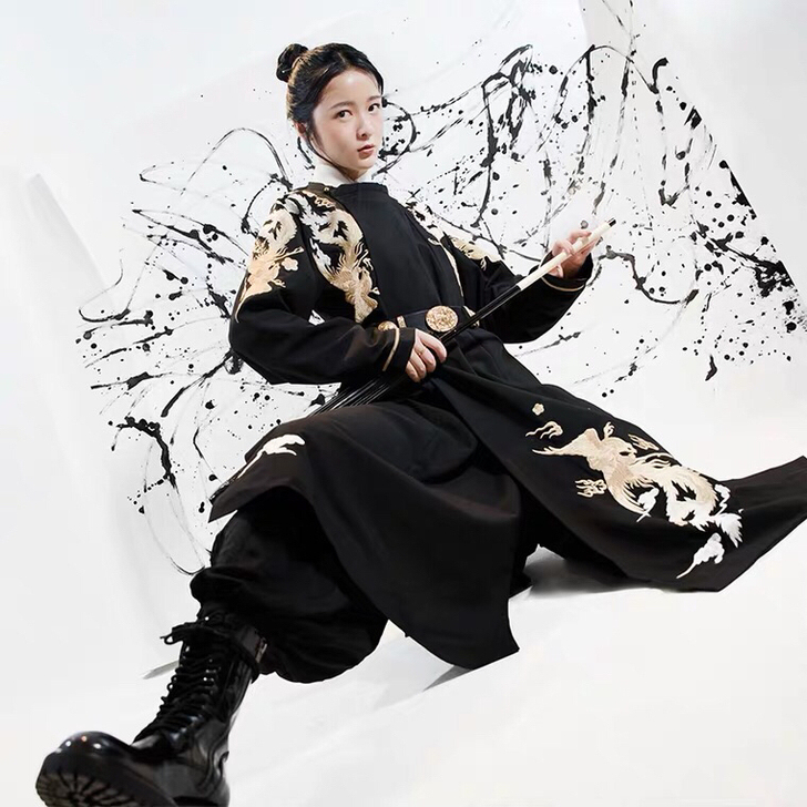 徐娇织羽集【南烛客】圆领袍汉服男女同款 重...