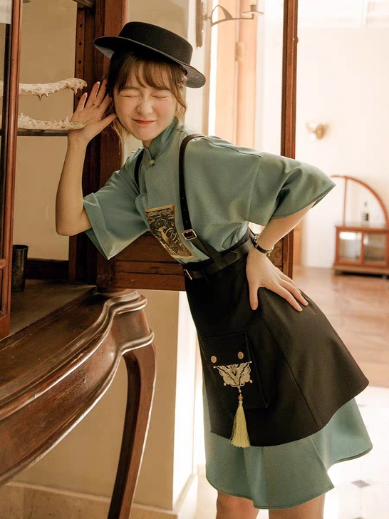 织羽集 〔考古学家〕日常改良汉服汉元素半裙