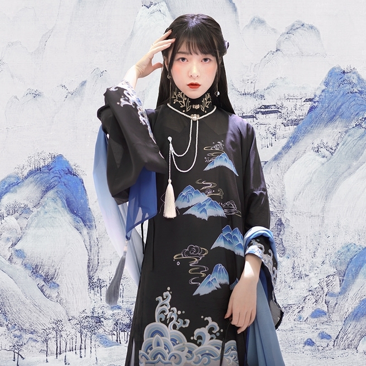 徐娇织羽集[海晏河清]明制汉服元素女春季 ...