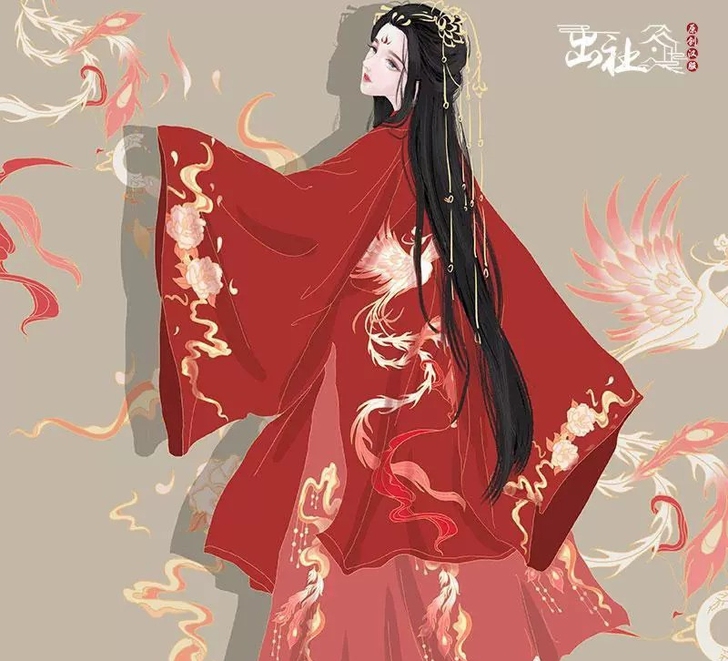 出社绝版承凤仪汉服百万刺绣.便宜出，原价两...