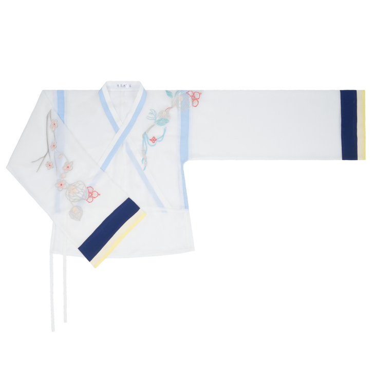 【流影】梨花渡原创中国风晋制汉服女齐腰一片...