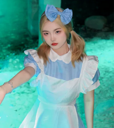猫老师爱丽丝梦游仙境COS衣服cospla...