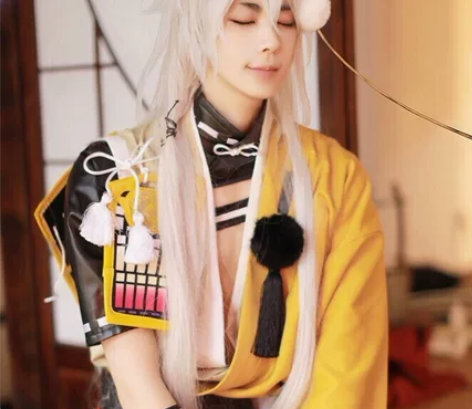 刀剑乱舞小狐丸cos悠窝窝 全套衣服配饰l...