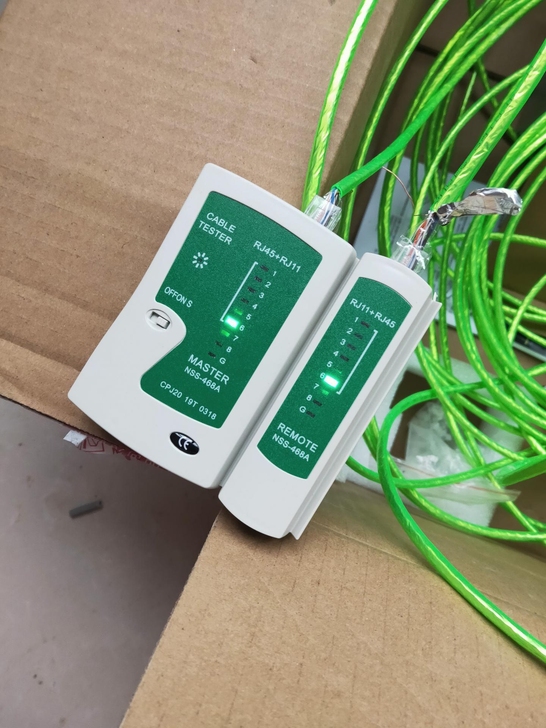 网线测线仪送电池全新网线测试仪，13.8包邮