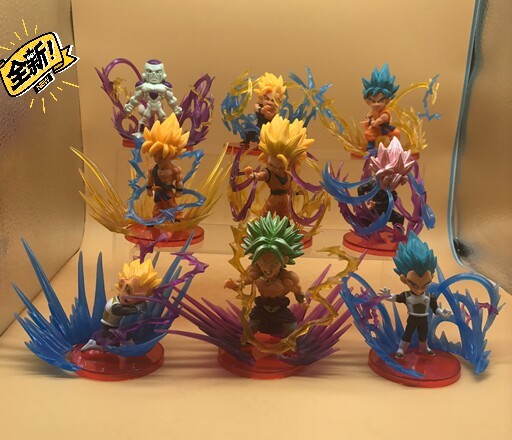 套装价9款七龙珠wcf超斗气场 孙悟空布 ...