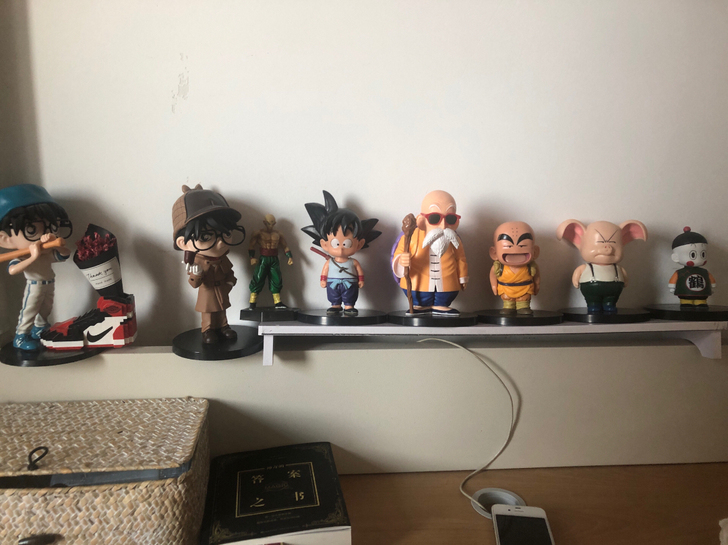 七龙珠柯南手办便宜出,学生毕业,闲置的东西...