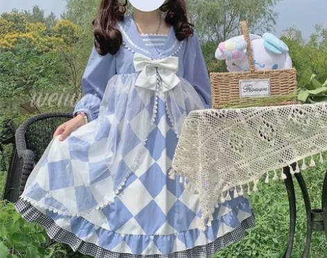 韩菇凉家 爱丽丝兔姬 蓝色M出