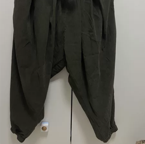 男士阔腿裤，175左右可穿，墨绿色，包邮包...