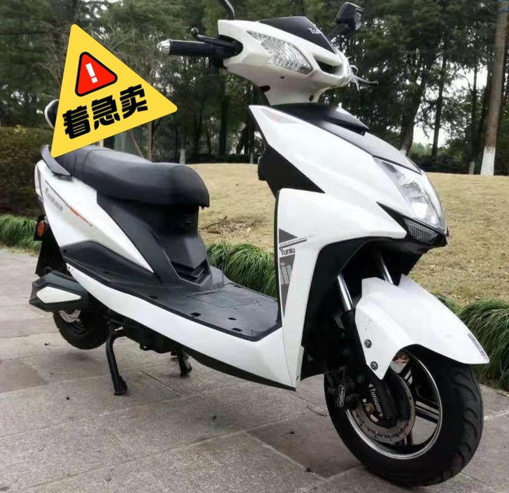 新车买来四个月的60伏五个电瓶酷车电动车