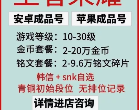 王者荣耀金币号铭文号水晶号转移号 4.8-...