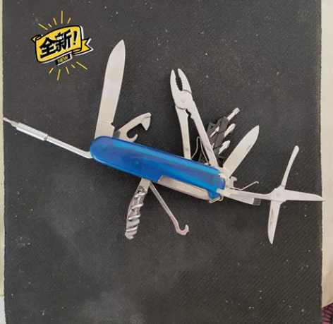 多功能军刀15功能不锈钢多功能折叠刀户外登...