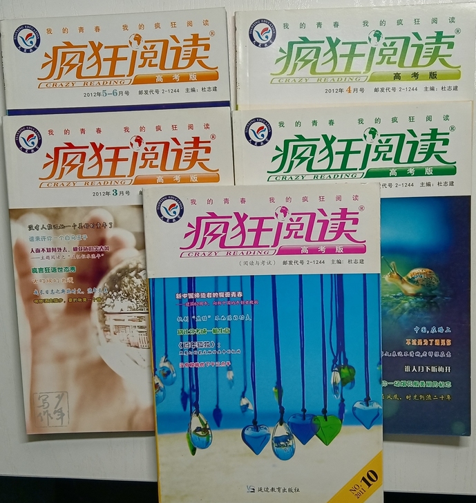 疯狂阅读##amp；bull；高考版 共五本