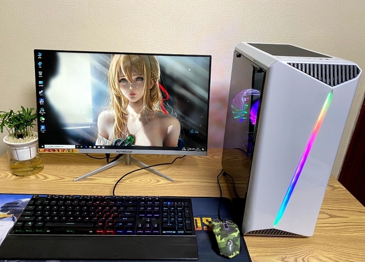 i7级八核台式电脑主机独显高配吃鸡水冷LO...