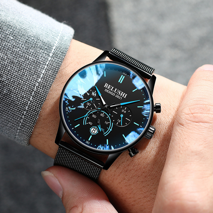 潮流手表男正品酷炫手表机械表全自动初高中学...