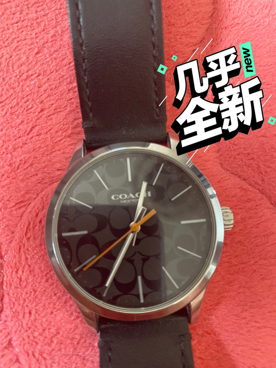 蔻驰男装手表95新 基本没怎么带售出不退换