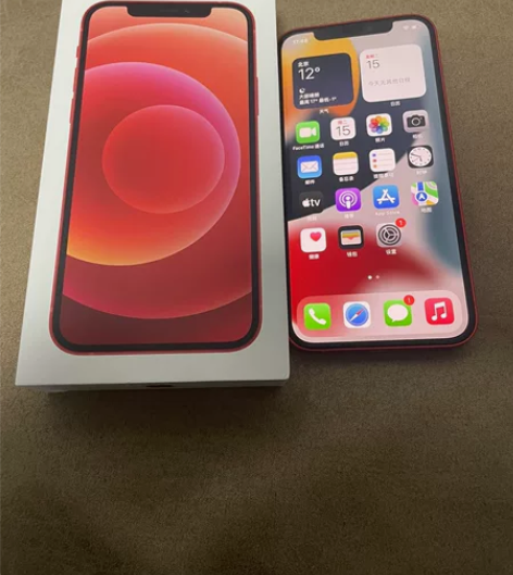 苹果12 128g红色，大陆国行，电池效率...