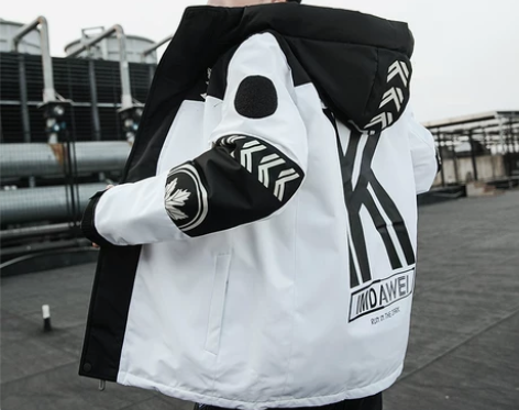 男士羽绒服冬季2019新款帅气潮牌加厚白鸭...